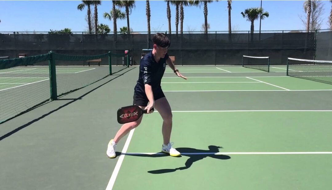 hitting a pickleball groundstroke - forehand and backhand tips